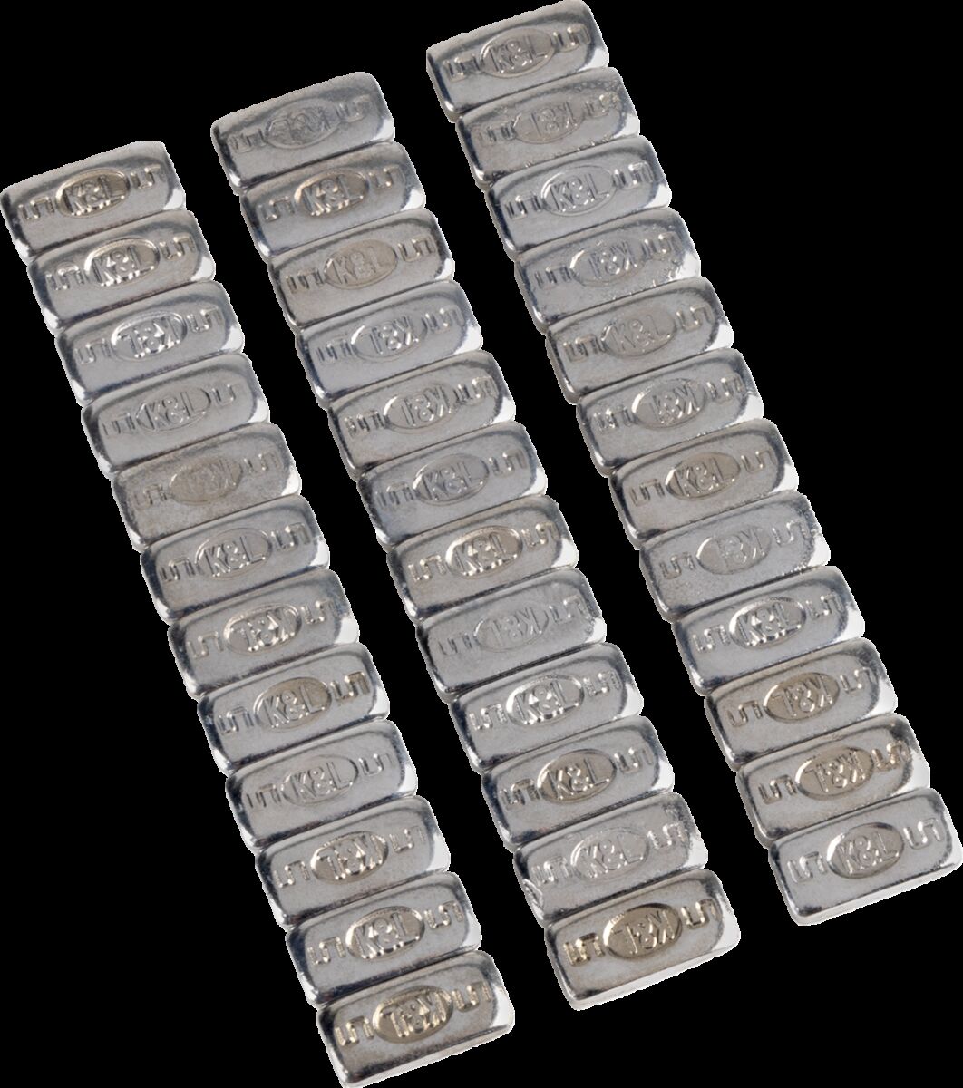 K&L-SUPPLY, WEEL WEIGHTS, STICK ON, 5G, CHROME