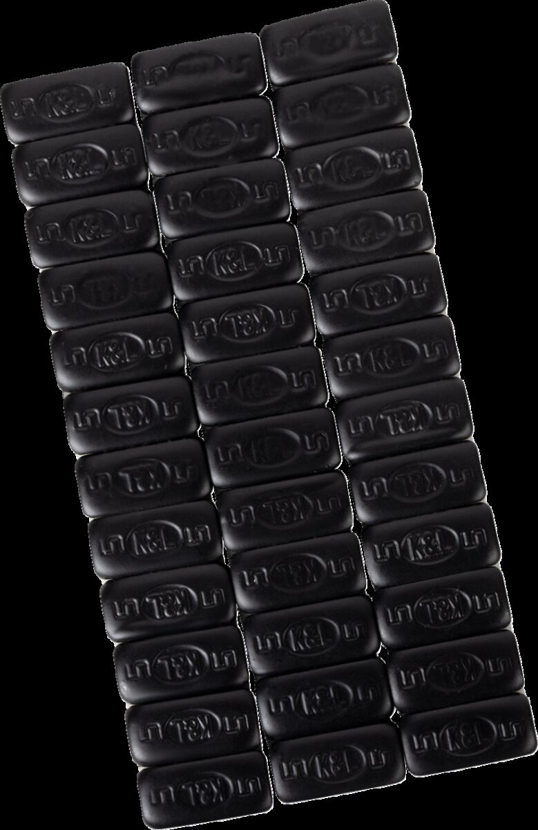 K&L-SUPPLY, WEEL WEIGHTS, STICK ON, 5G, BLACK