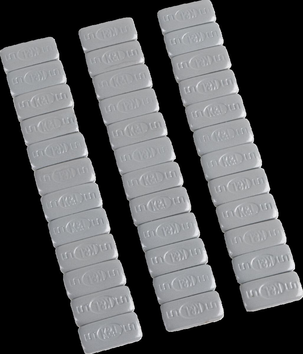 K&L-SUPPLY, WEEL WEIGHTS, STICK ON, 5G, SILVER