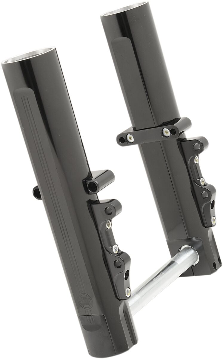 FRONT LOWER FORK LEG KIT DUAL DISC BLACK