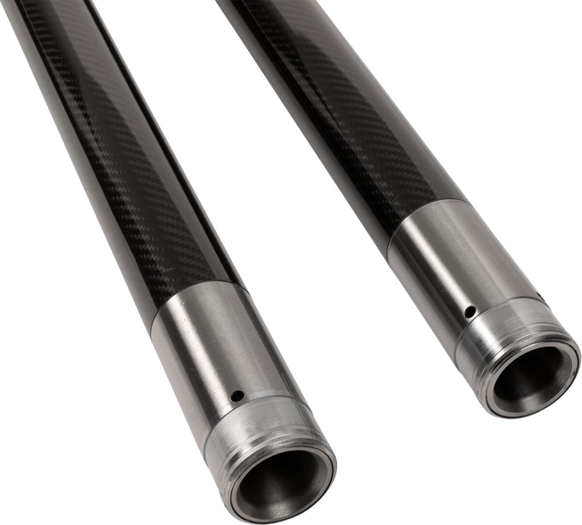 FORK TUBE 49MM 25 7/8 2 OVER STOCK BLACK CARBON FIBER