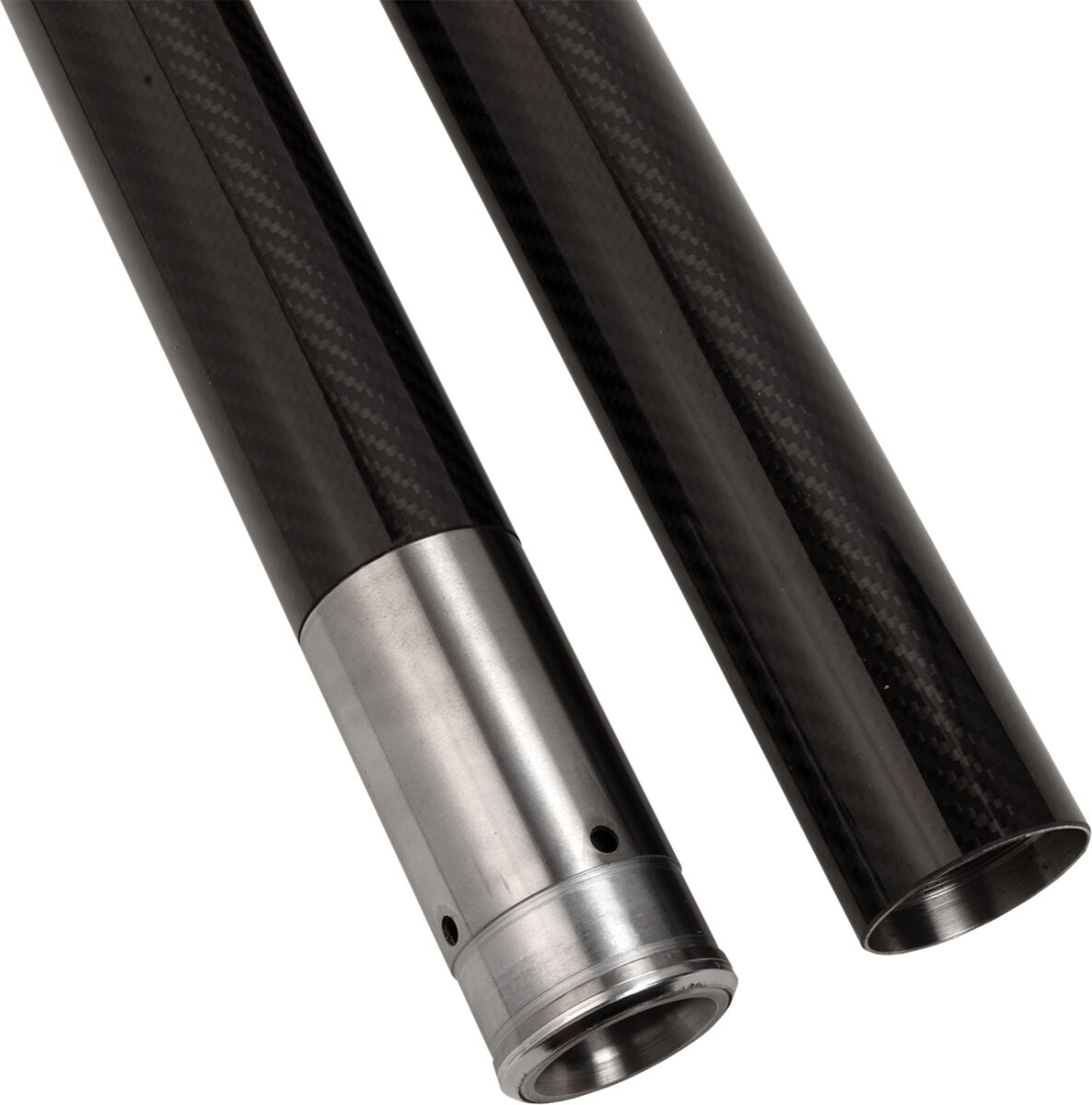 FORK TUBE 49MM 24 1/2 STOCK BLACK CARBON FIBER
