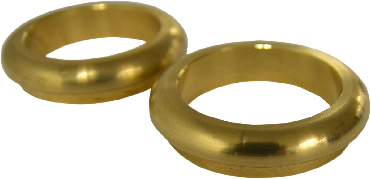 49MM FORK DUST COVER - BRASS
