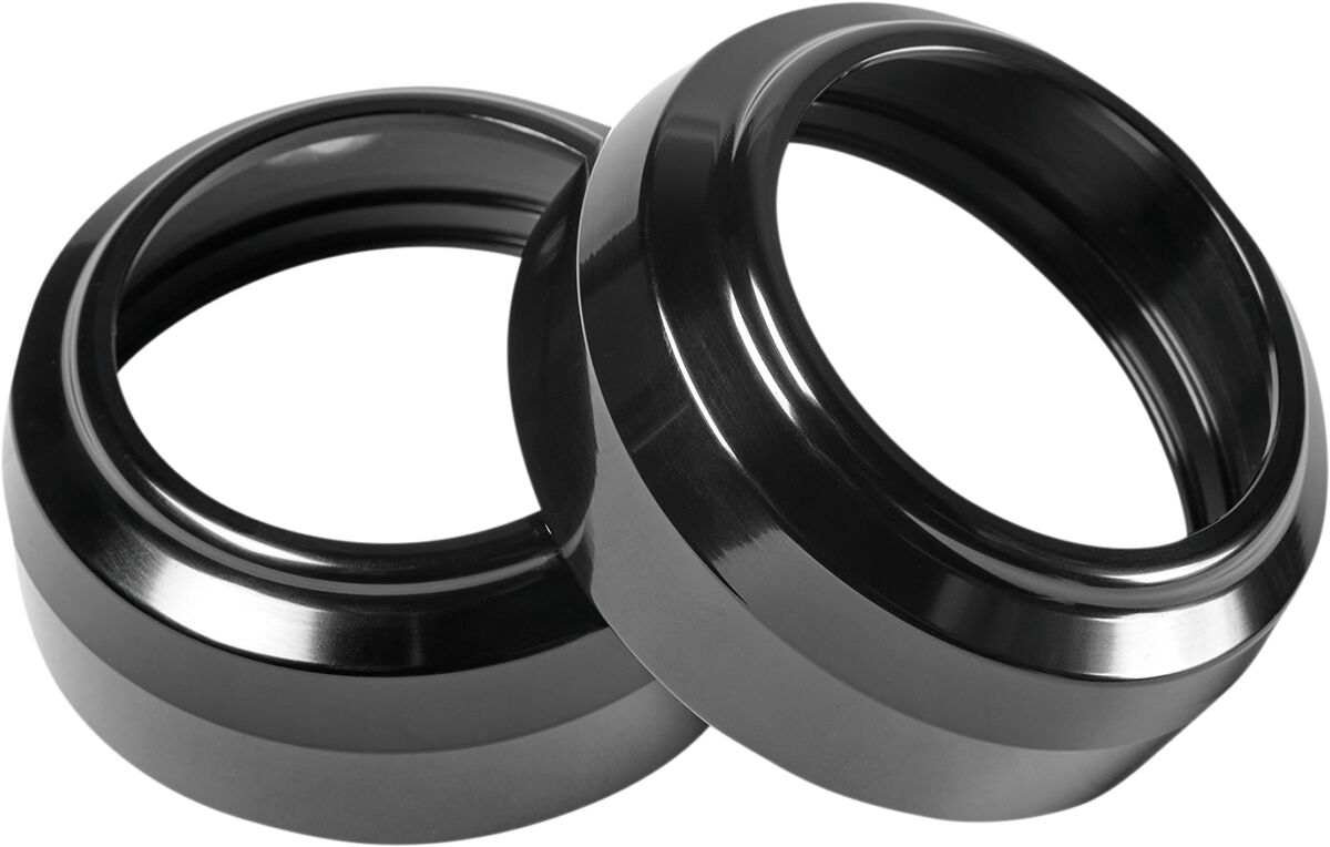 FORK DUST CAPS 49MM BK