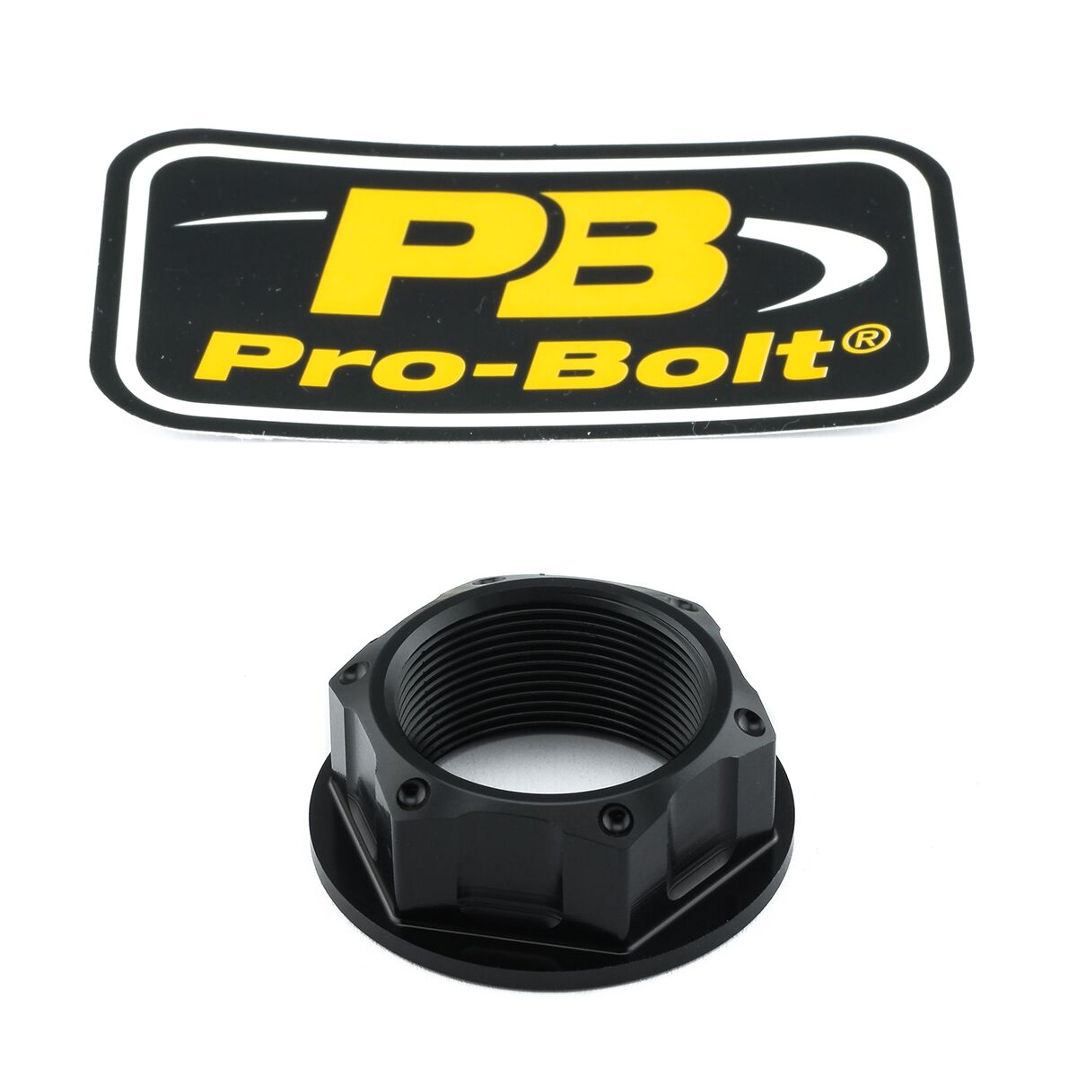TOP YOKE NUT M24X1.00 BLK