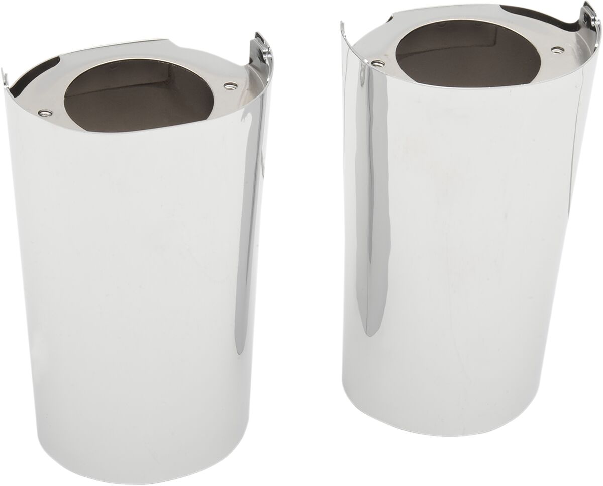 UPPER FORK TIN/SLIDER COVERS CHROME