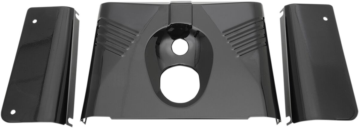 FORK TINS RIBBED 3 PC GLOSS BLACK