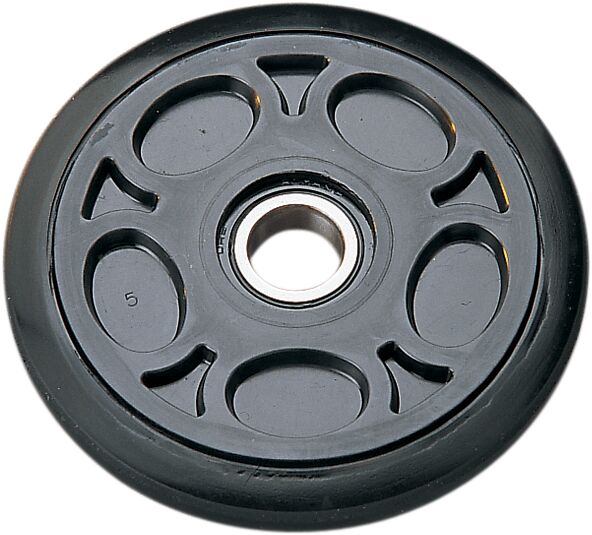 IDLER WHEEL STANDARD 5 1/8" X 20 MM PLASTIC WITH BEARING BLACK