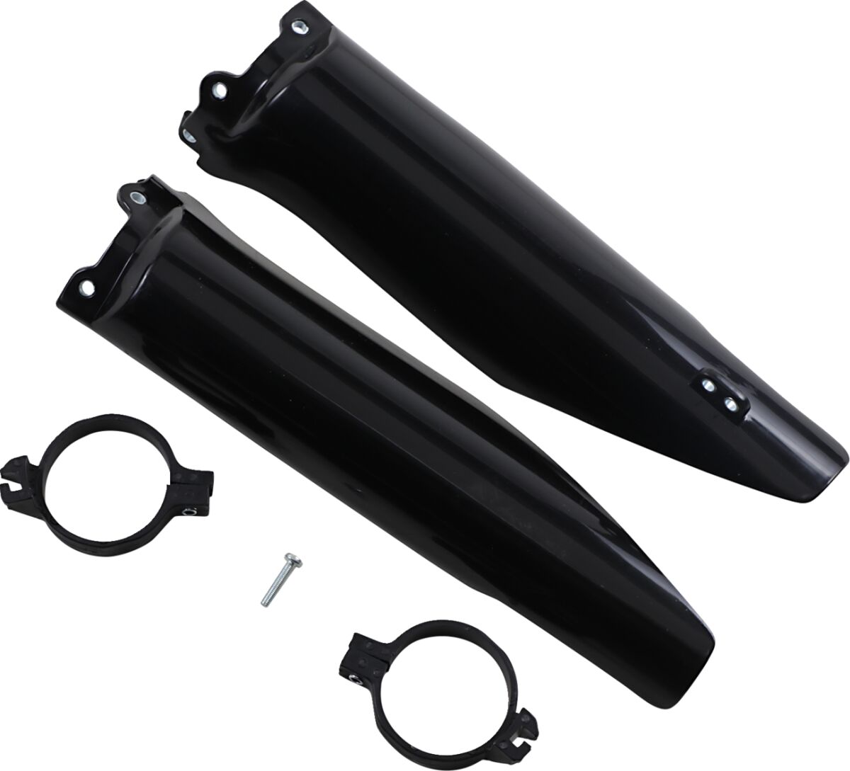 FORK SLIDER PROTECTORS KAWASAKI KX125/250/KFX250 BLACK