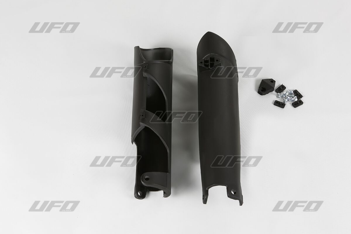 FORK SLIDER PROTECTORS HUSQVARNA TC/TE/FE/FC BLACK