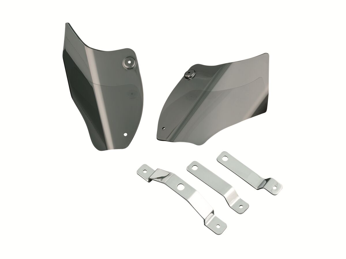 SADDLE SHIELD REFLECTIVE SMOKE