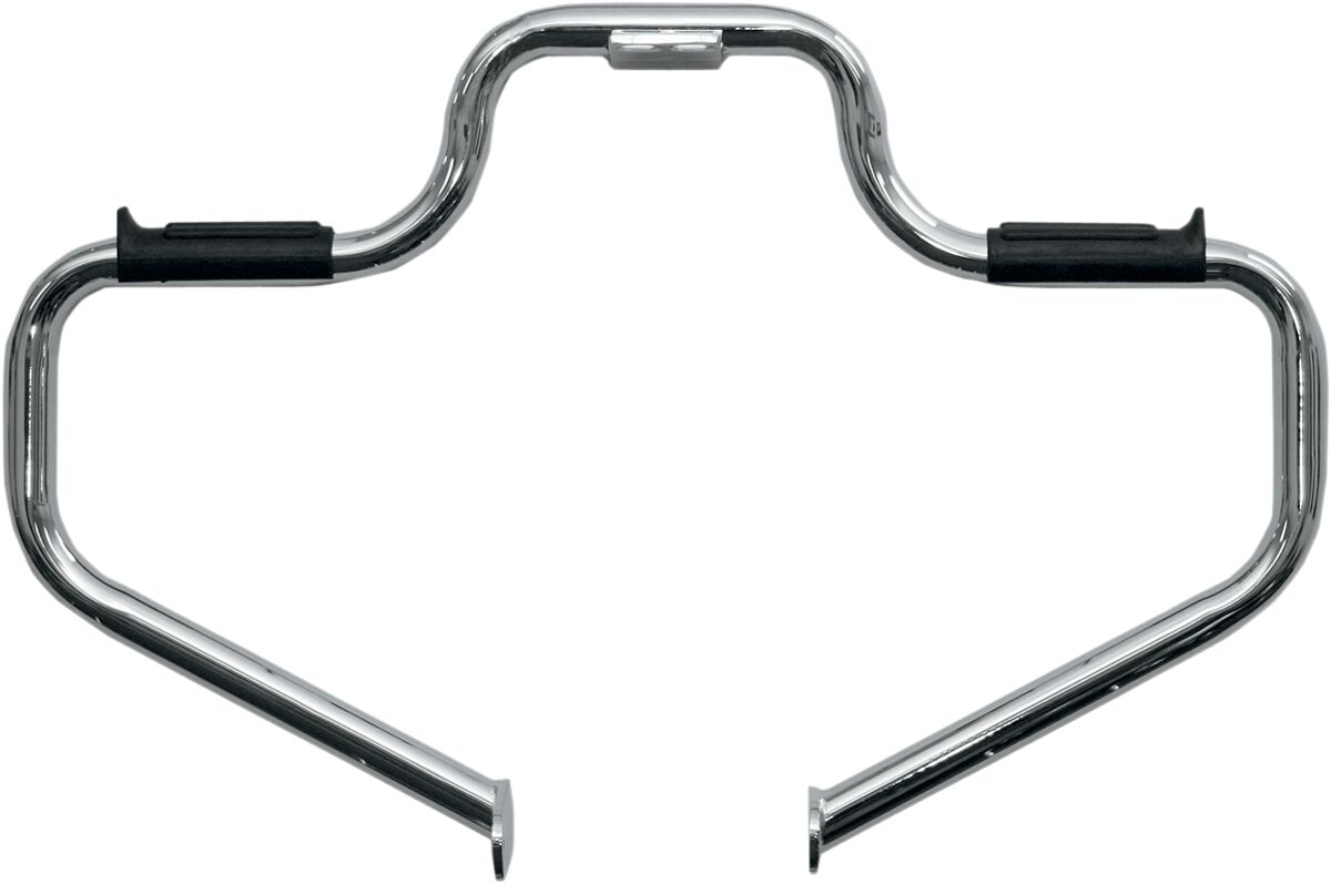 MULTIBAR BUILT-IN RUBBER FOOTREST / STEEL / FRONT / NATURAL-CHROME