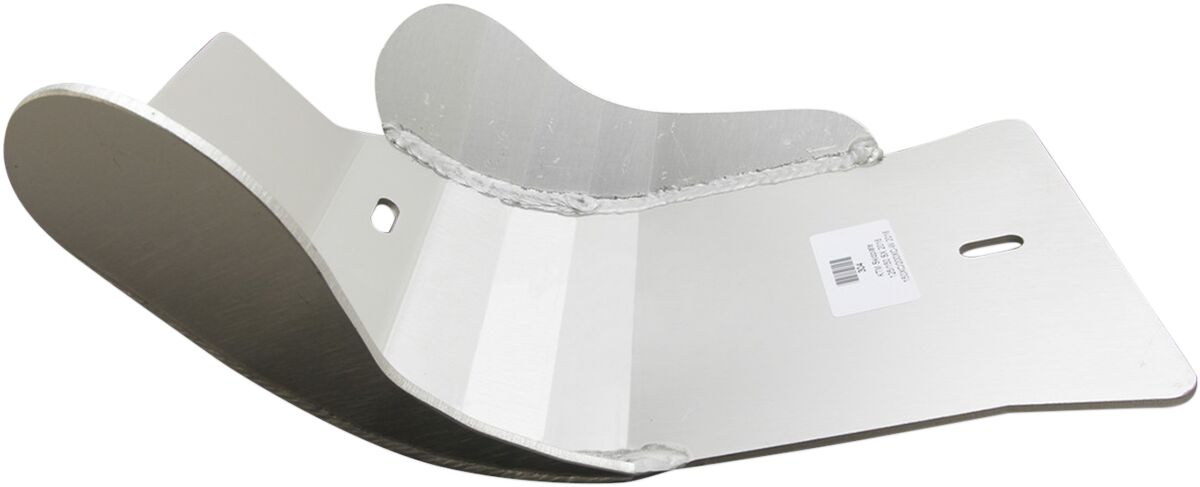 SKID PLATE ALUMINUM SILVER