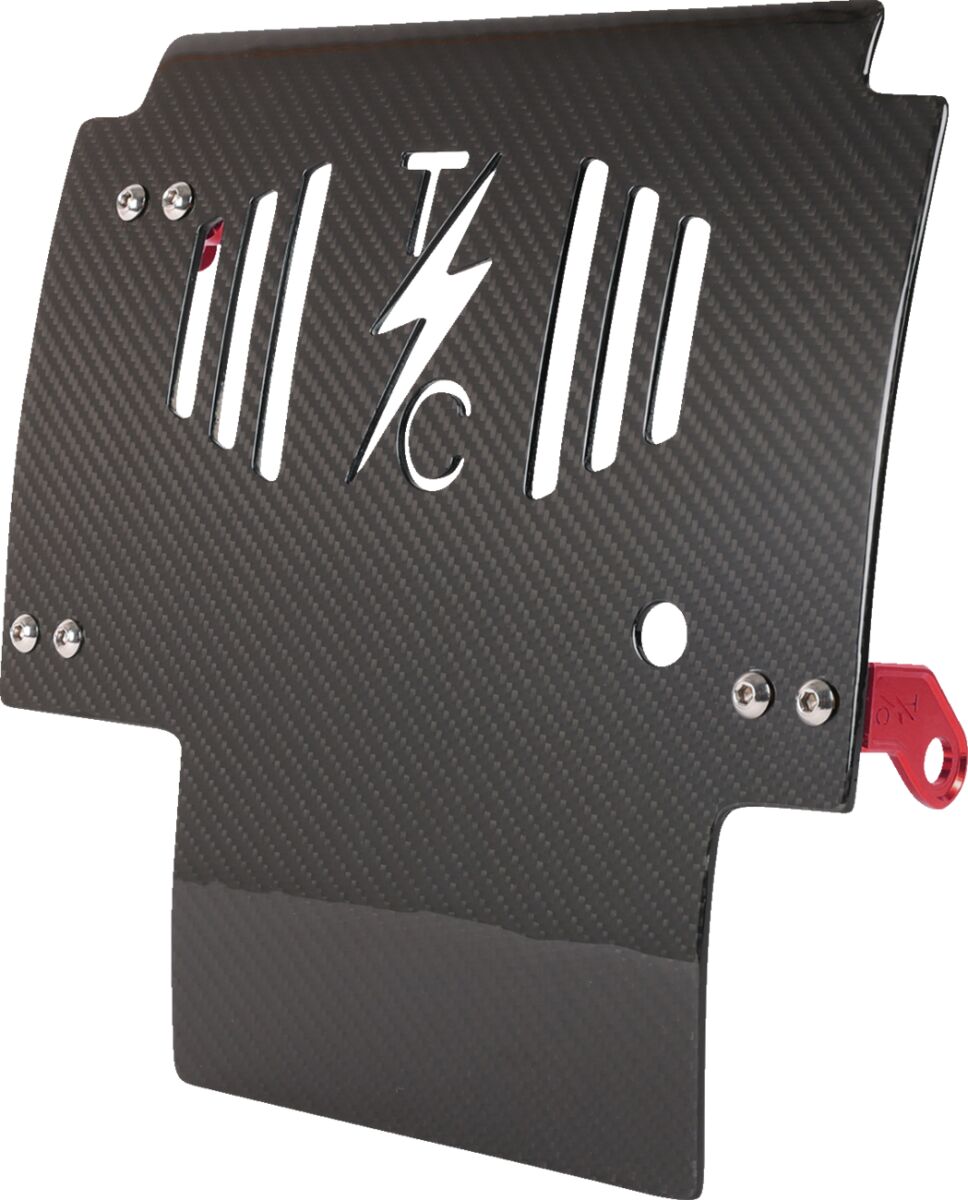 PLATE SKID CARBON GLOSS W/RED 2024 FLHX FLTRX