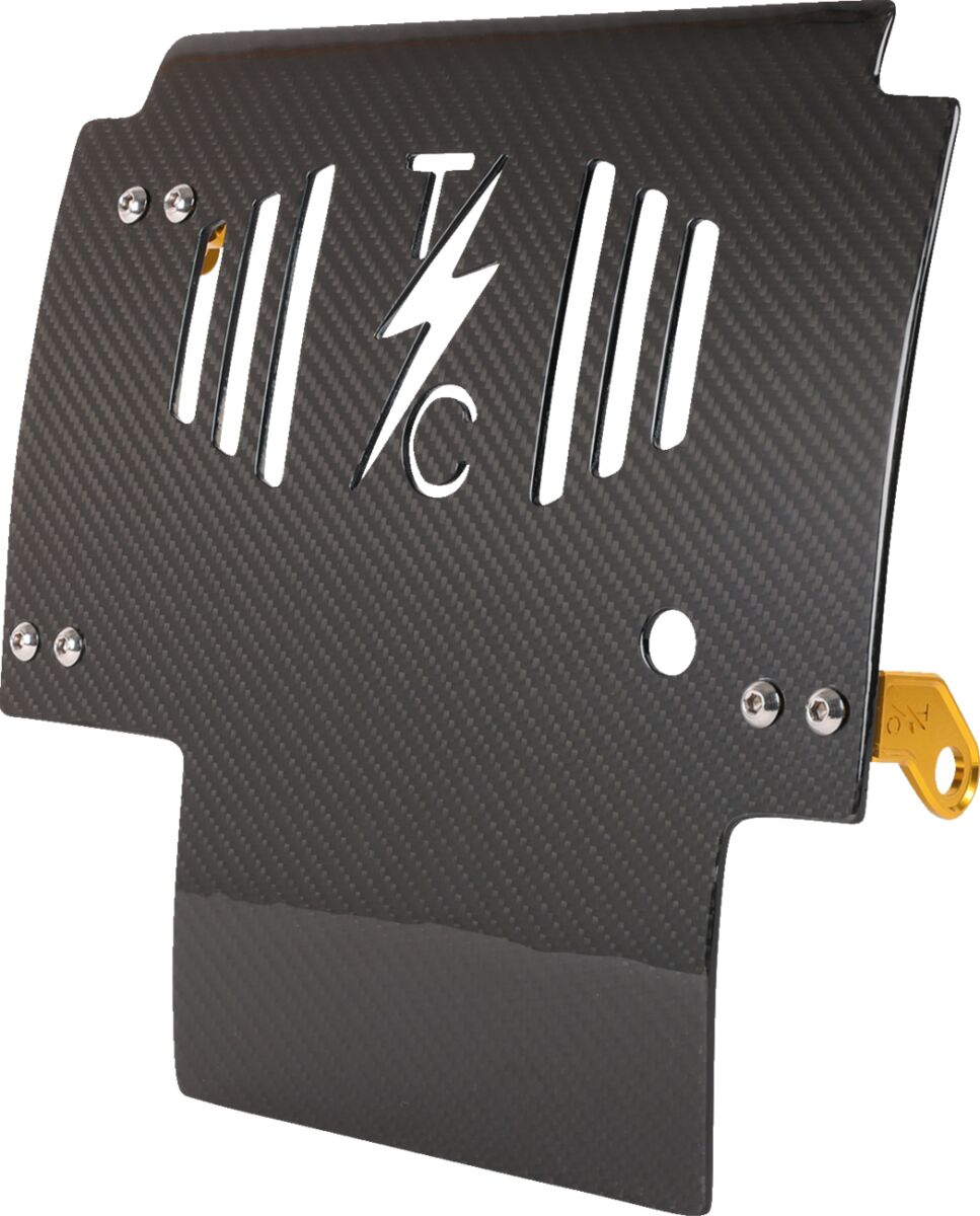 PLATE SKID CARBON GLOSS W/GOLD 2024 FLHX FLTRX