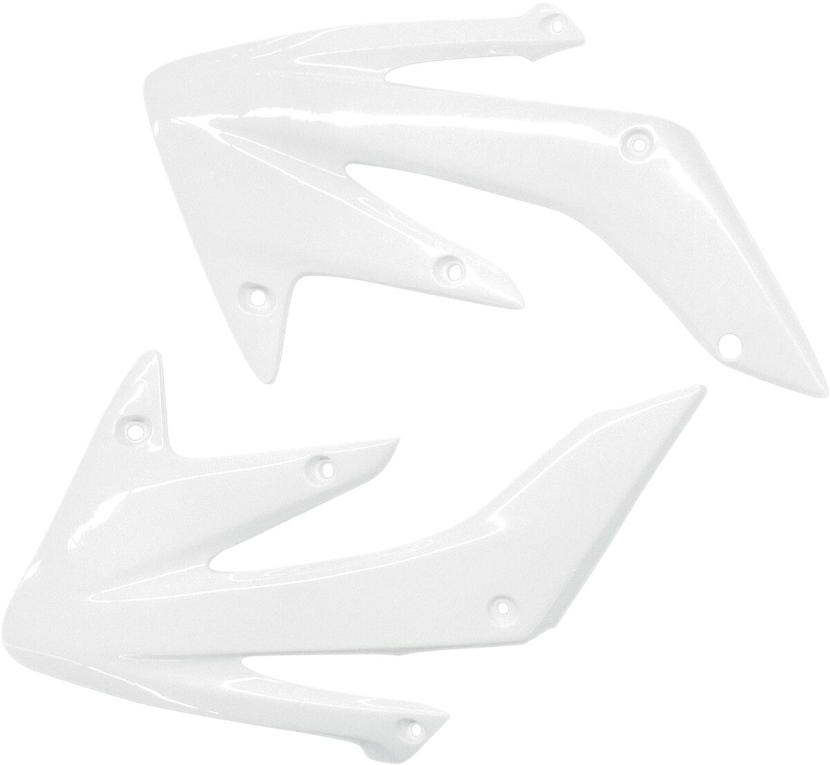 RADIATOR COVERS HONDA CRF250R/X WHITE