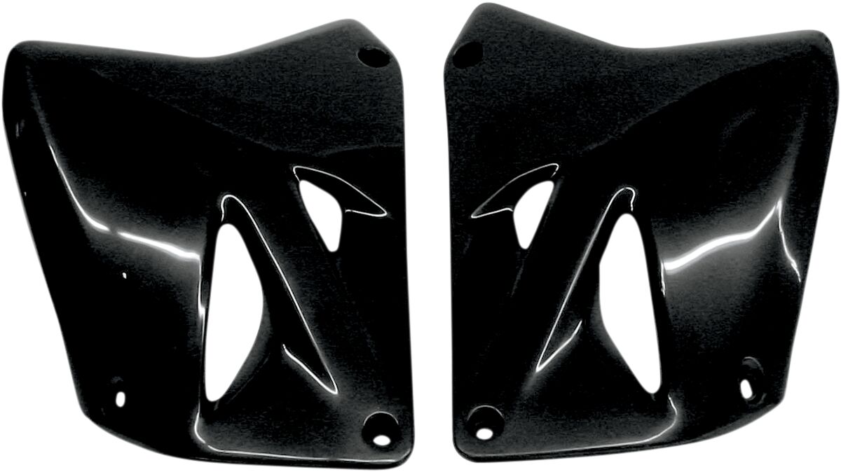 RADIATOR COVERS SUZUKI RM125/250 BLACK