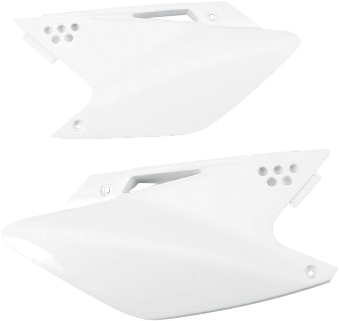 SIDE PANELS KAWASAKI KXF250 WHITE
