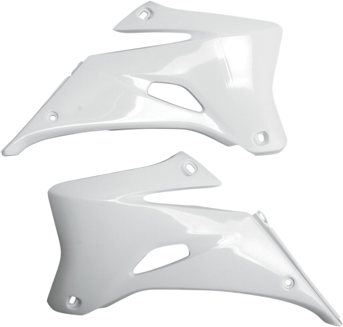 RADIATOR COVERS YAMAHA YZ250/450F WHITE