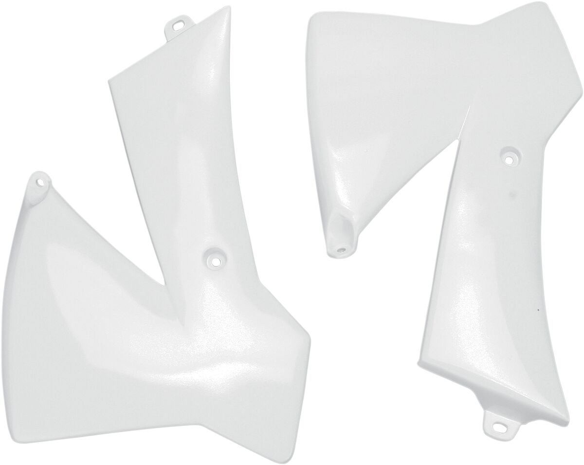 RADIATOR COVERS KTM 65SX WHITE