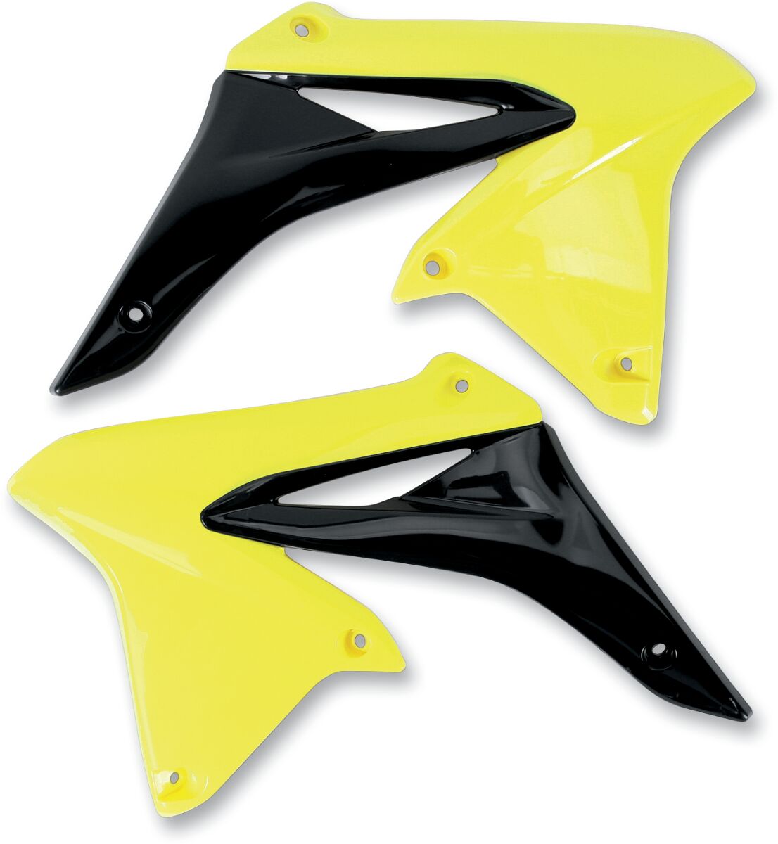 RADIATOR COVERS SUZUKI RMZ250 RM-YELLOW/BLACK