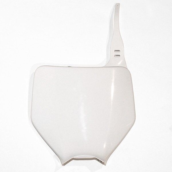 FRONT NUMBER PLATE SUZUKI RMZ250 WHITE