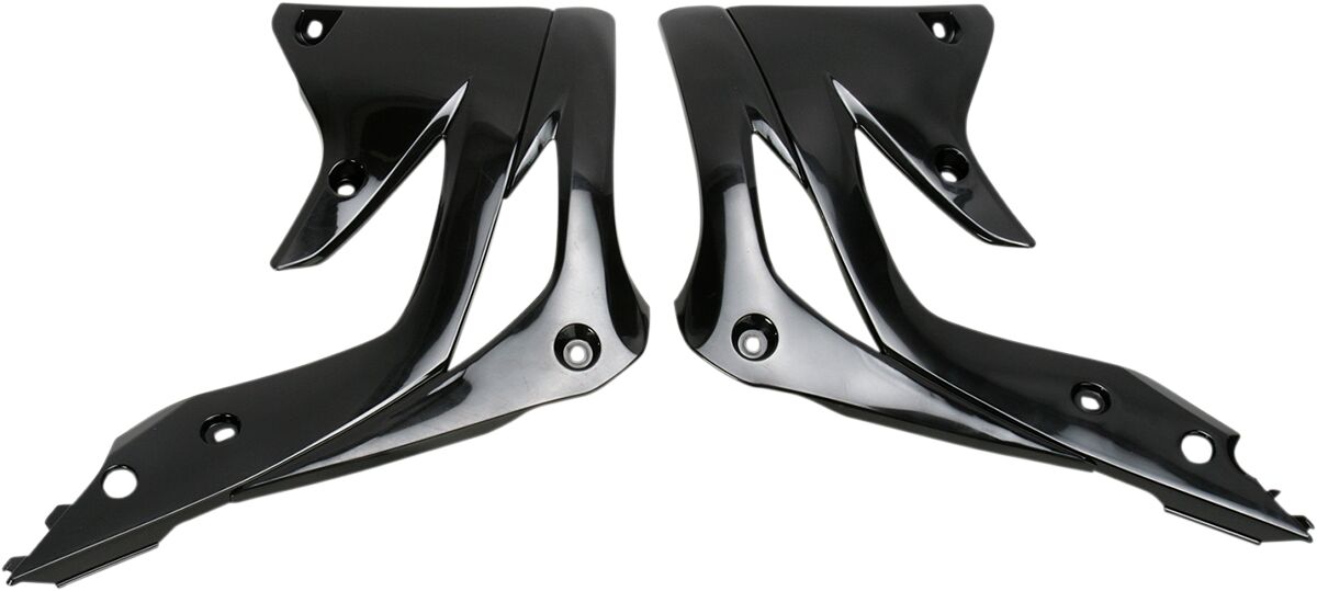 RADIATOR COVERS KAWASAKI KXF450 BLACK