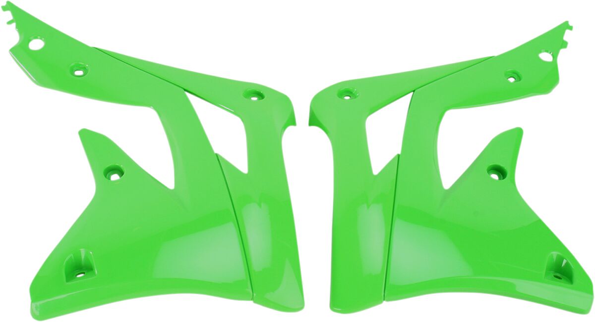 RADIATOR COVERS KAWASAKI KXF450 KX-GREEN
