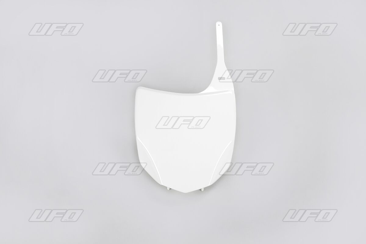 FRONT NUMBER PLATE KAWASAKI KXF250 WHITE