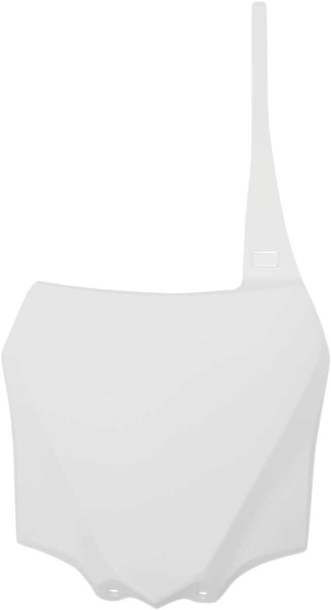 FRONT NUMBER PLATE KAWASAKI KX85 WHITE