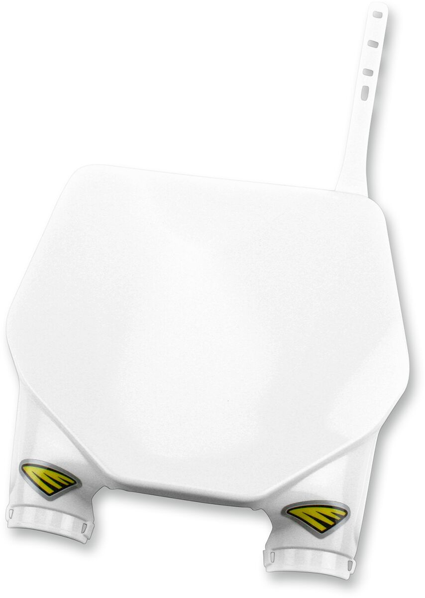 STADIUM FRONT NUMBER PLATE HONDA/SUZUKI WHITE