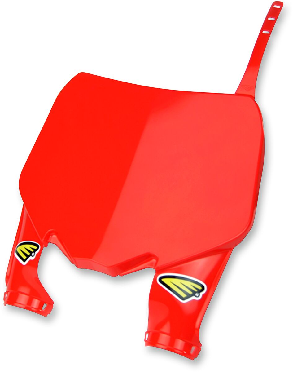STADIUM FRONT NUMBER PLATE HONDA RED