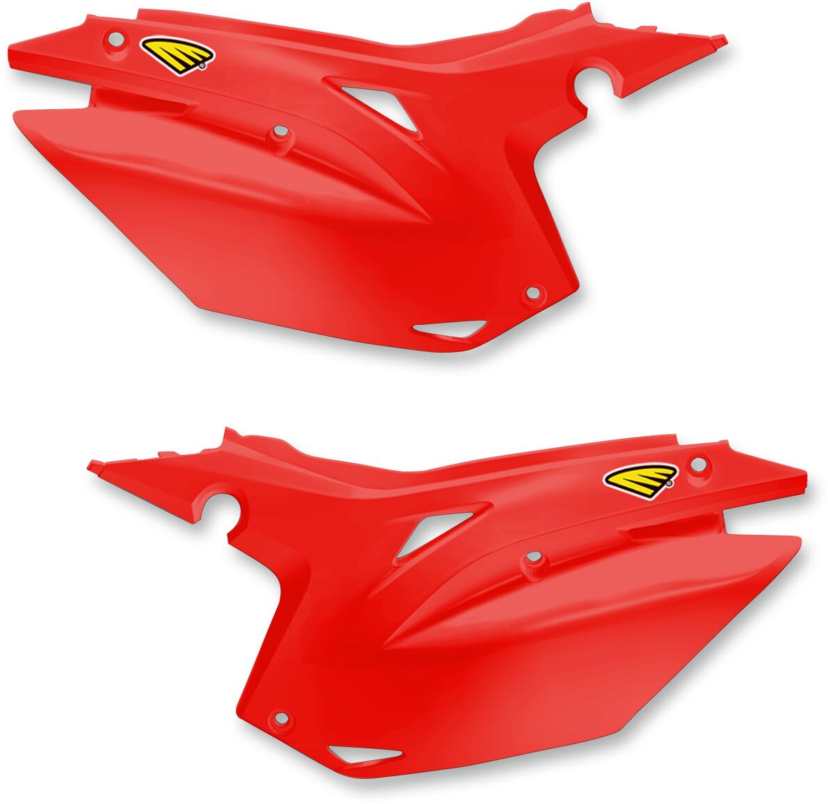 SIDE NUMBER PANELS W/AIRBOX COVER HONDA RED
