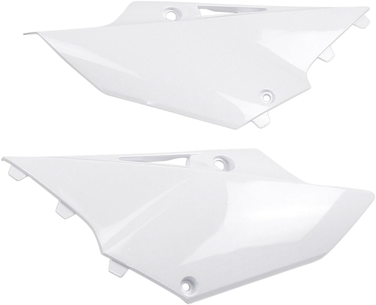 SIDE PANELS YAMAHA YZ125/250 WHITE