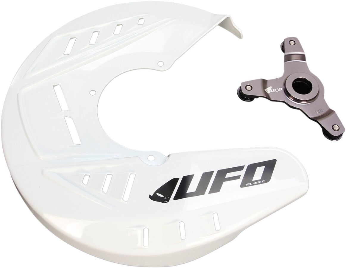 FRONT DISC COVER KIT KAWASAKI KXF250/450 WHITE