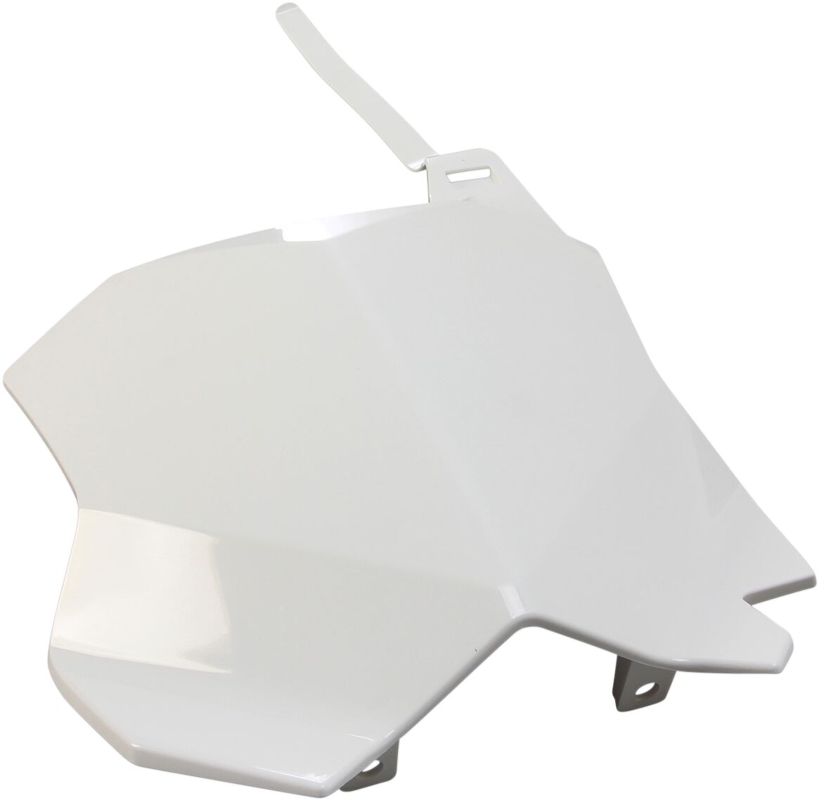 FRONT NUMBER PLATE KAWASAKI KXF250/450 WHITE