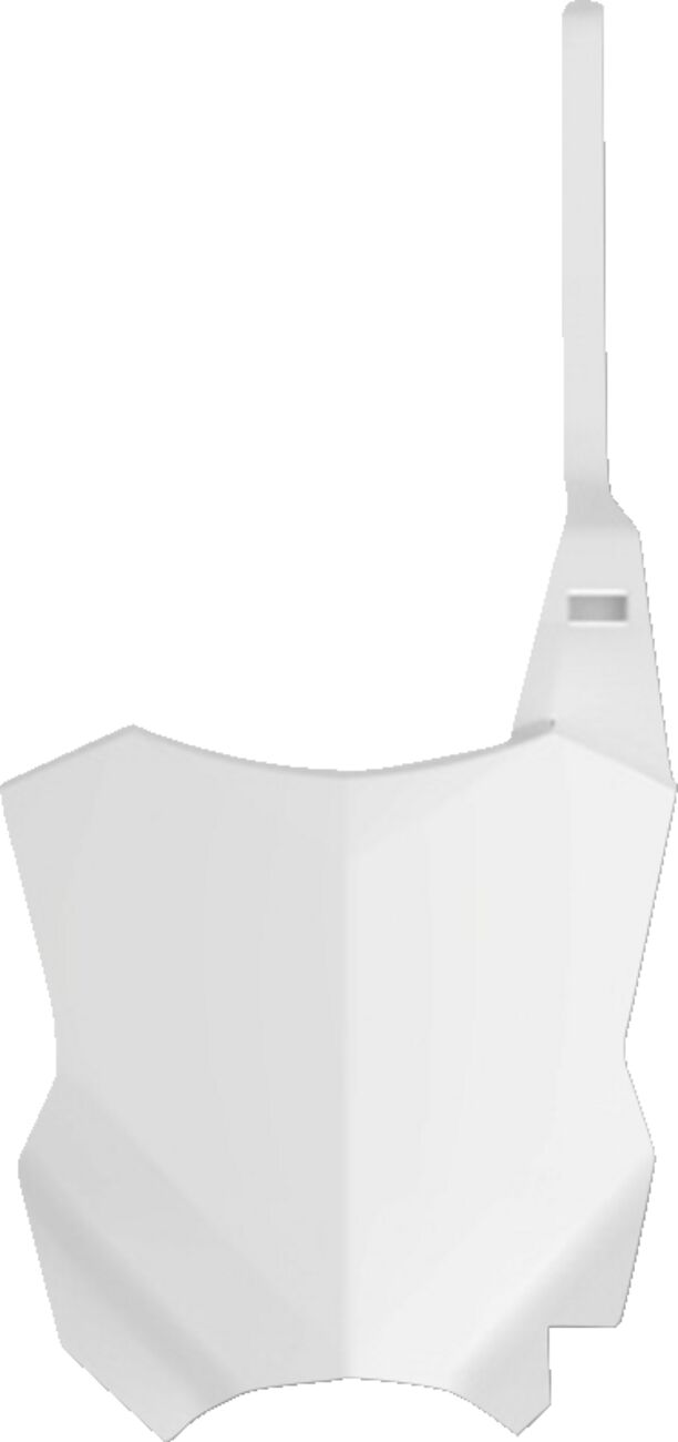 NUMBER PLATE WHITE