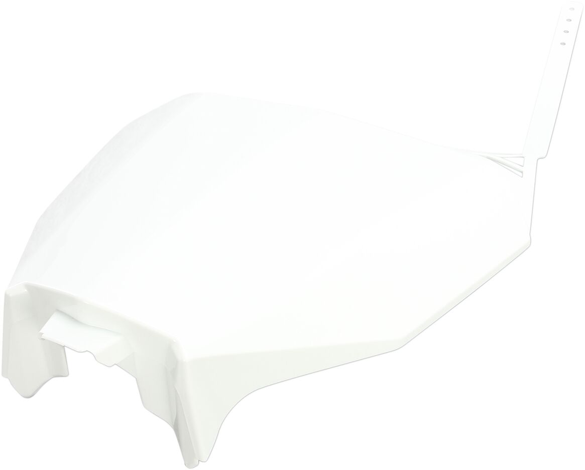 FRONT NUMBER PLATE HONDA CRF450R/RX WHITE