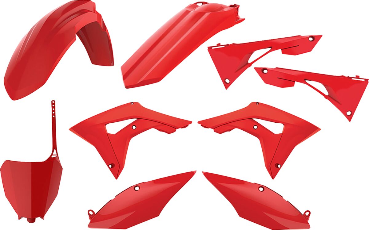 COMPLETE MX BODY KIT RED