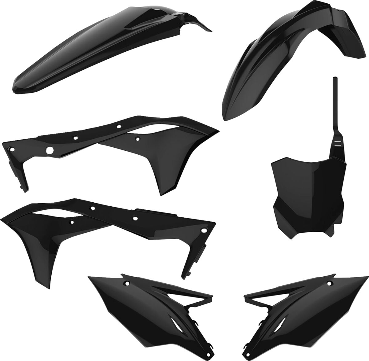 COMPLETE MX BODY KIT BLACK