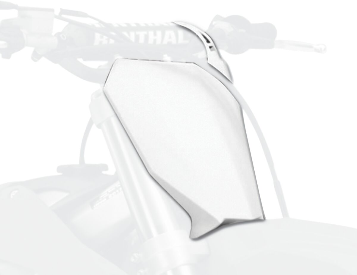 NUMBER PLATE WHITE