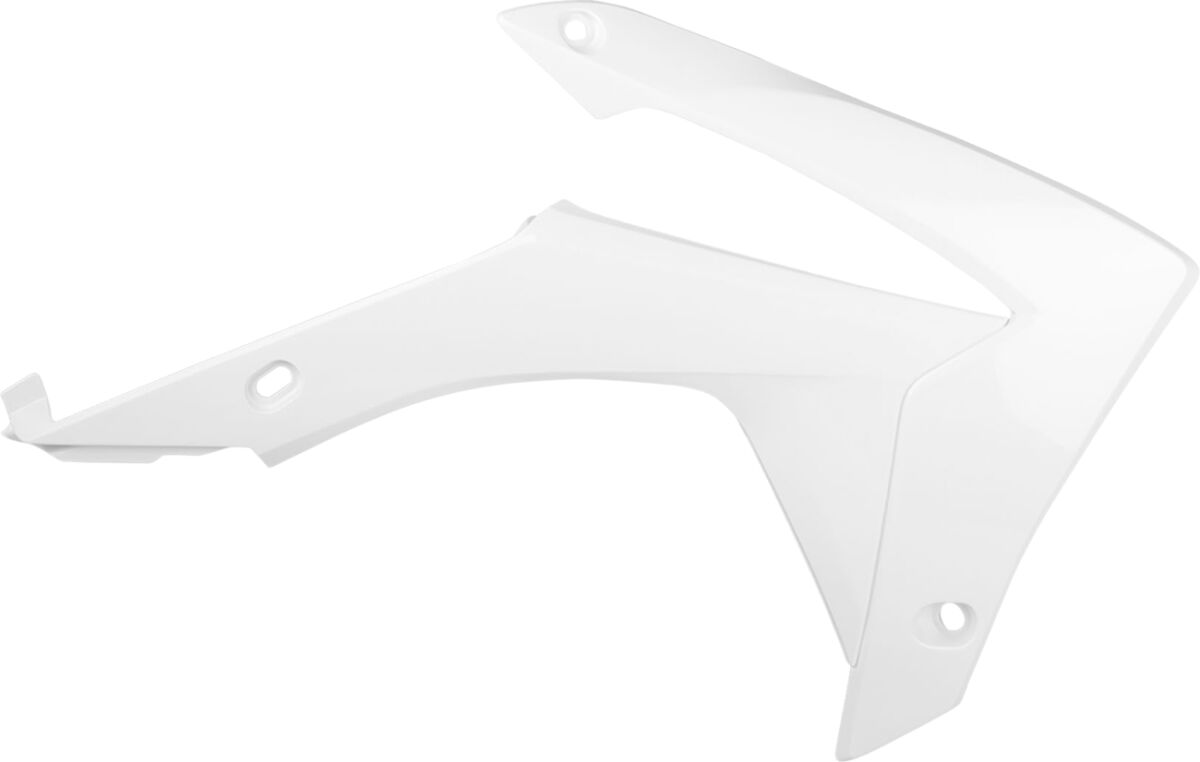 RADIATOR COVER CRF250 14-17/450 13-16 WHITE