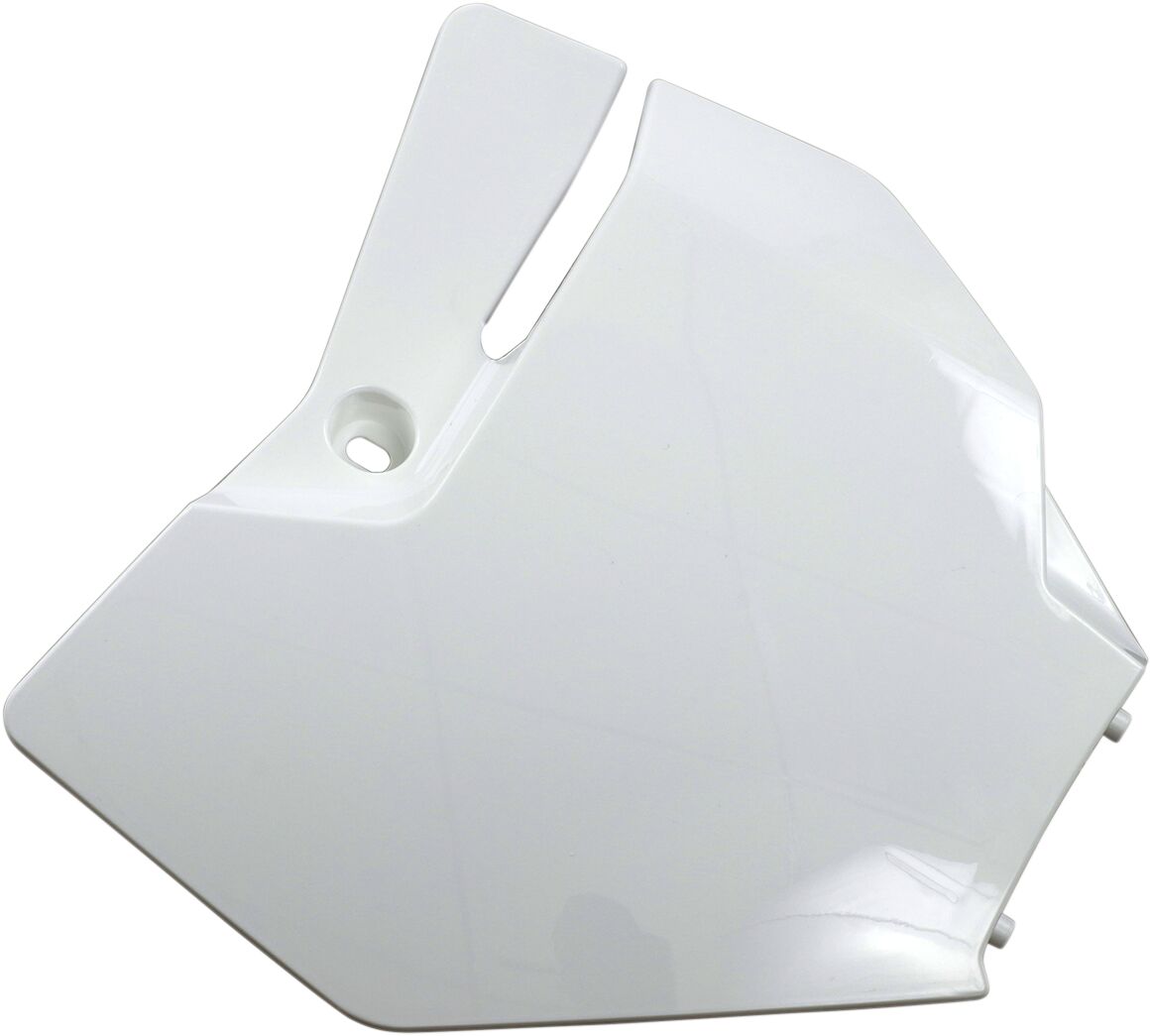 FRONT NUMBER PLATE KTM WHITE