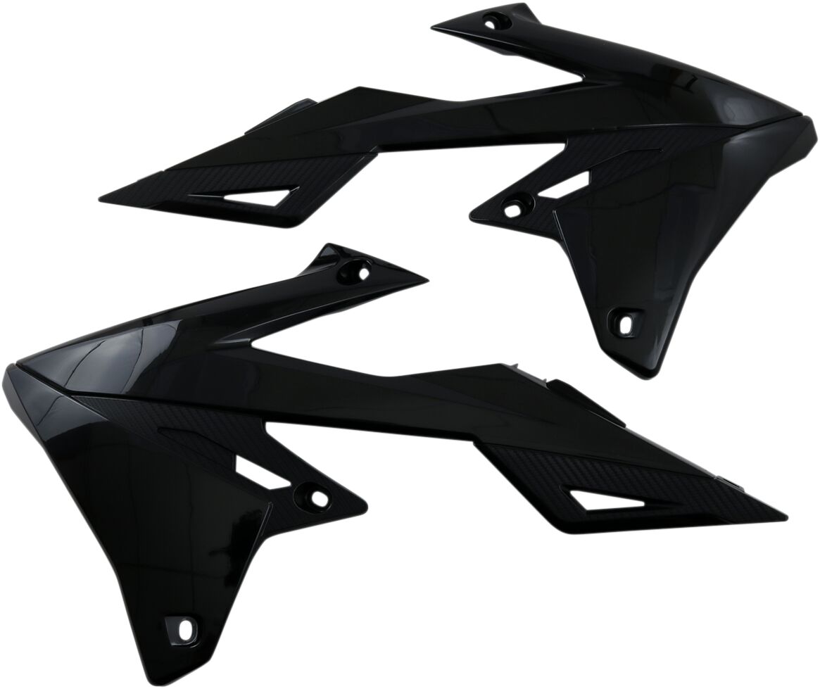RADIATOR COVERS SUZUKI BLACK