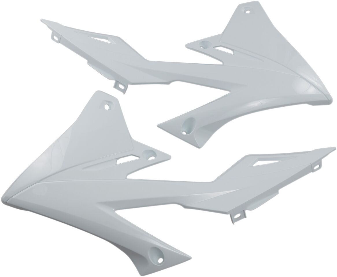 RADIATOR COVERS SUZUKI WHITE