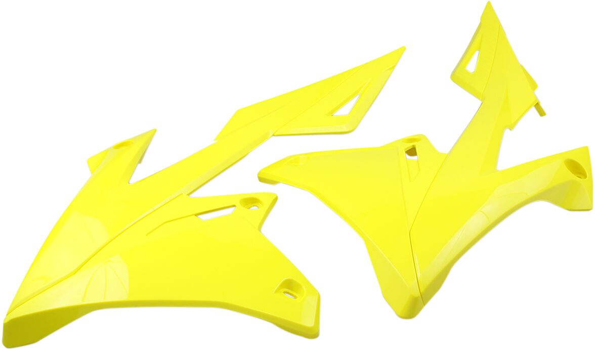 RADIATOR COVERS SUZUKI YELLOW