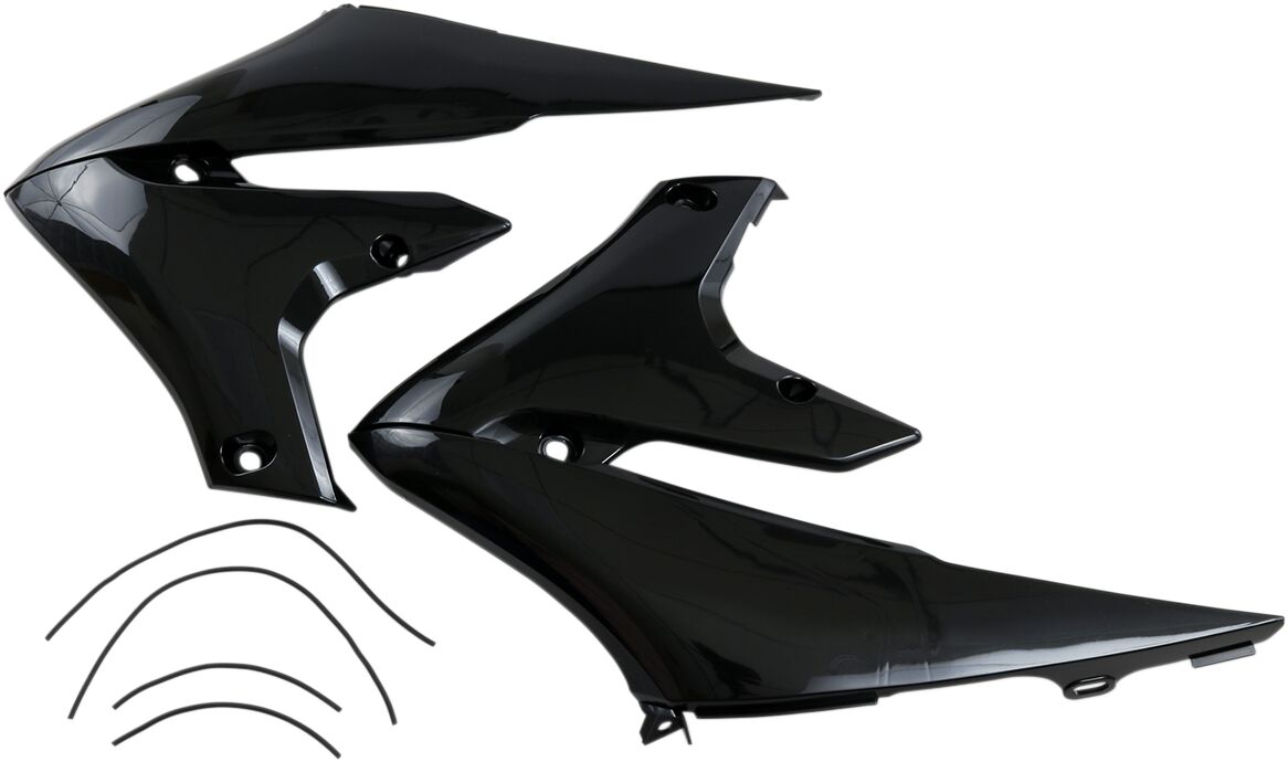 RADIATOR COVERS YAMAHA BLACK