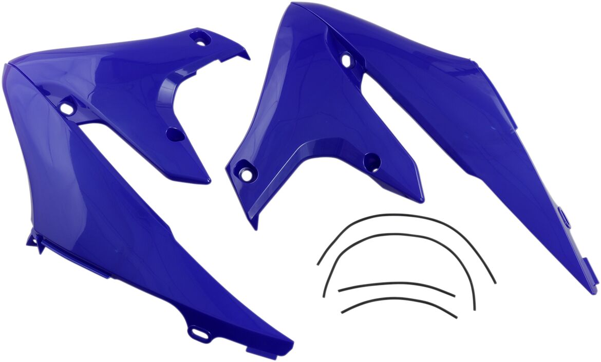 RADIATOR COVERS YAMAHA BLUE