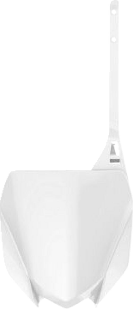FRONT NUMBER PLATE WHITE