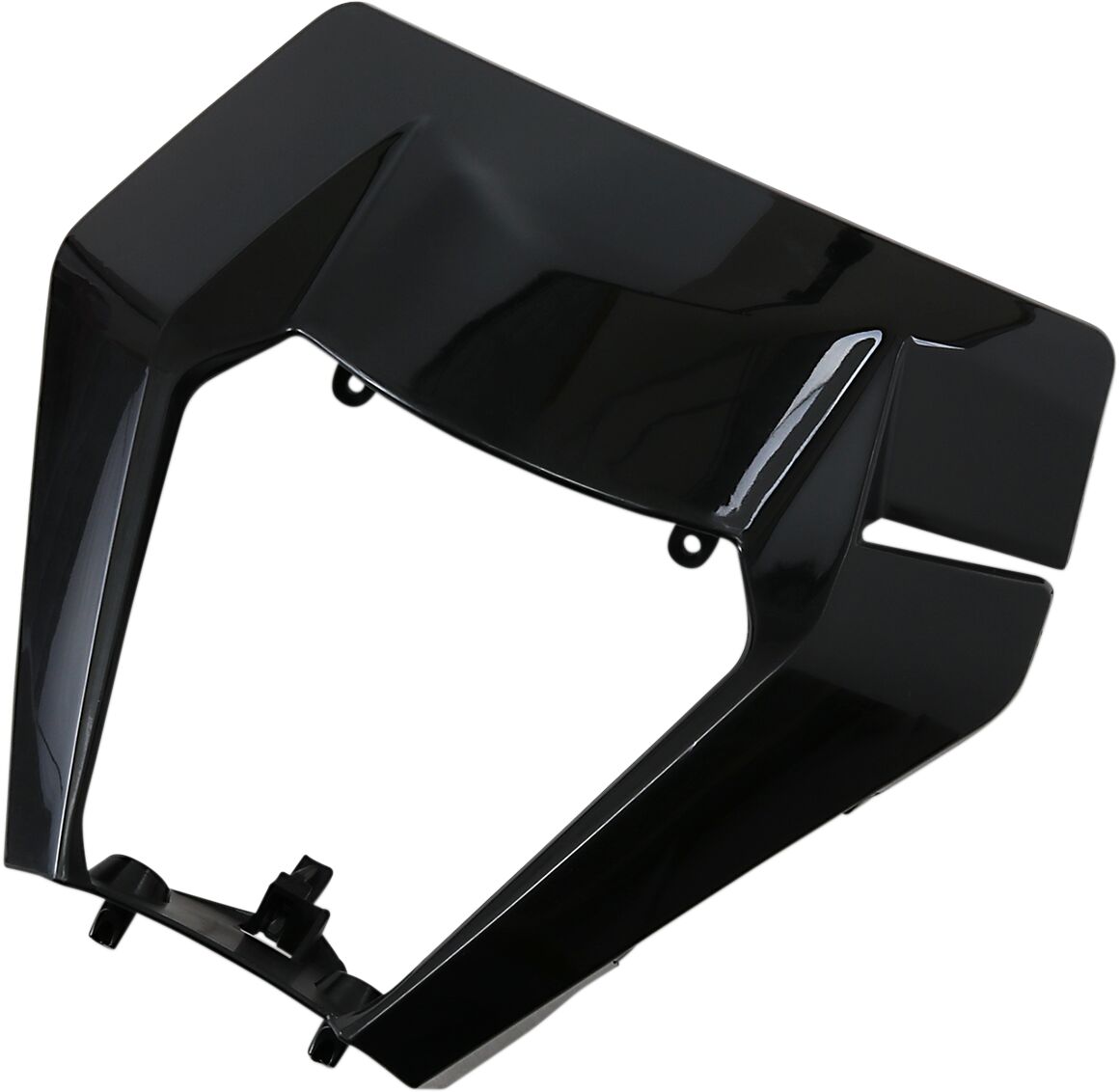 HEADLIGHT PLASTIC BLACK